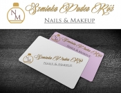 Projekt graficzny, nazwa firmy, tworzenie logo firm Logo dla salonu Nails & Makeup - elde