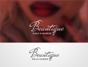 Projekt graficzny, nazwa firmy, tworzenie logo firm Logo dla salonu Nails & Makeup - mooya
