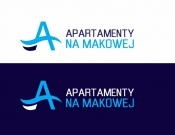 Projekt graficzny, nazwa firmy, tworzenie logo firm logo - apartamenty nad morzem  - lukepyk
