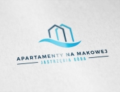 Projekt graficzny, nazwa firmy, tworzenie logo firm logo - apartamenty nad morzem  - stone