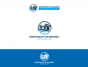 Projekt graficzny, nazwa firmy, tworzenie logo firm logo - apartamenty nad morzem  - myConcepT