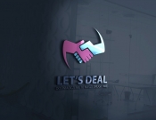 Projekt graficzny, nazwa firmy, tworzenie logo firm Logo dla Let’s Deal - violetone