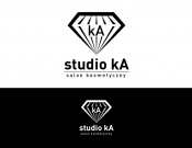 Projekt graficzny, nazwa firmy, tworzenie logo firm Logo dla salonu kosmetycznego - violetone