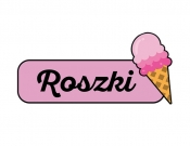 Projekt graficzny, nazwa firmy, tworzenie logo firm ROSZKI - rodzinna lodziarnia - qrisman