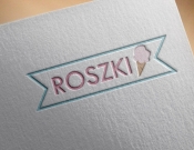 Projekt graficzny, nazwa firmy, tworzenie logo firm ROSZKI - rodzinna lodziarnia - WANDZIA