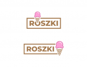 Projekt graficzny, nazwa firmy, tworzenie logo firm ROSZKI - rodzinna lodziarnia - myConcepT