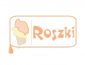 Projekt graficzny, nazwa firmy, tworzenie logo firm ROSZKI - rodzinna lodziarnia - felipewwa