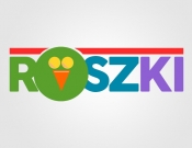 Projekt graficzny, nazwa firmy, tworzenie logo firm ROSZKI - rodzinna lodziarnia - LeoGraph
