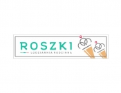 Projekt graficzny, nazwa firmy, tworzenie logo firm ROSZKI - rodzinna lodziarnia - Dybski