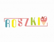 Projekt graficzny, nazwa firmy, tworzenie logo firm ROSZKI - rodzinna lodziarnia - milenaswiatek