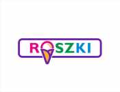 Projekt graficzny, nazwa firmy, tworzenie logo firm ROSZKI - rodzinna lodziarnia - LogoDr