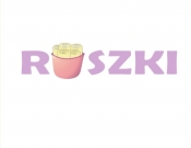 Projekt graficzny, nazwa firmy, tworzenie logo firm ROSZKI - rodzinna lodziarnia - Kuhi mau