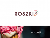 Projekt graficzny, nazwa firmy, tworzenie logo firm ROSZKI - rodzinna lodziarnia - Peka