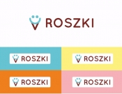 Projekt graficzny, nazwa firmy, tworzenie logo firm ROSZKI - rodzinna lodziarnia - A_Gorska