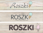 Projekt graficzny, nazwa firmy, tworzenie logo firm ROSZKI - rodzinna lodziarnia - lamia