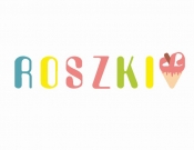 Projekt graficzny, nazwa firmy, tworzenie logo firm ROSZKI - rodzinna lodziarnia - milenaswiatek