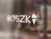 Projekt graficzny, nazwa firmy, tworzenie logo firm ROSZKI - rodzinna lodziarnia - violetone