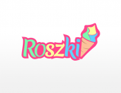 Projekt graficzny, nazwa firmy, tworzenie logo firm ROSZKI - rodzinna lodziarnia - HACE