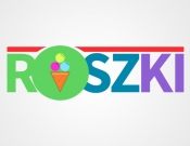 Projekt graficzny, nazwa firmy, tworzenie logo firm ROSZKI - rodzinna lodziarnia - LeoGraph