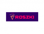 Projekt graficzny, nazwa firmy, tworzenie logo firm ROSZKI - rodzinna lodziarnia - malarz