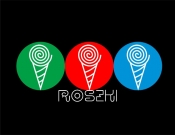 Projekt graficzny, nazwa firmy, tworzenie logo firm ROSZKI - rodzinna lodziarnia - Alaniemakota