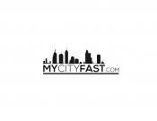 Projekt graficzny, nazwa firmy, tworzenie logo firm logo dla www.mycityfast.com - tyna