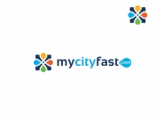Projekt graficzny, nazwa firmy, tworzenie logo firm logo dla www.mycityfast.com - stone