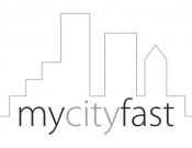 Projekt graficzny, nazwa firmy, tworzenie logo firm logo dla www.mycityfast.com - rczelk