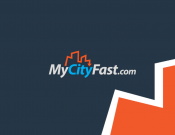 Projekt graficzny, nazwa firmy, tworzenie logo firm logo dla www.mycityfast.com - loko