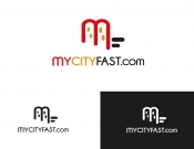 Projekt graficzny, nazwa firmy, tworzenie logo firm logo dla www.mycityfast.com - ladyberry