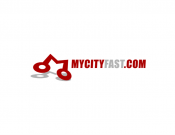 Projekt graficzny, nazwa firmy, tworzenie logo firm logo dla www.mycityfast.com - ApePolacco