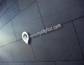 Projekt graficzny, nazwa firmy, tworzenie logo firm logo dla www.mycityfast.com - feim