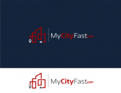 Projekt graficzny, nazwa firmy, tworzenie logo firm logo dla www.mycityfast.com - P4vision