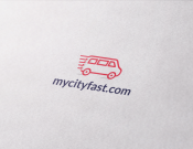 Projekt graficzny, nazwa firmy, tworzenie logo firm logo dla www.mycityfast.com - absdesign