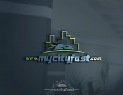 Projekt graficzny, nazwa firmy, tworzenie logo firm logo dla www.mycityfast.com - Lukasdesign
