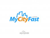 Projekt graficzny, nazwa firmy, tworzenie logo firm logo dla www.mycityfast.com - loko
