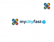 Projekt graficzny, nazwa firmy, tworzenie logo firm logo dla www.mycityfast.com - stone