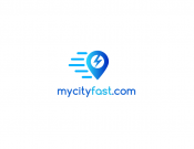 Projekt graficzny, nazwa firmy, tworzenie logo firm logo dla www.mycityfast.com - kokoni