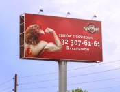 Projekt graficzny, nazwa firmy, tworzenie logo firm Plakat na billboard - niespinajsie