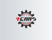 Projekt graficzny, nazwa firmy, tworzenie logo firm Nowe logo dla 4cars - części do aut - violetone