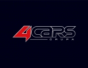 Projekt graficzny, nazwa firmy, tworzenie logo firm Nowe logo dla 4cars - części do aut - Dybski