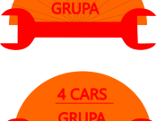 Projekt graficzny, nazwa firmy, tworzenie logo firm Nowe logo dla 4cars - części do aut - jonach