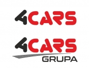 Projekt graficzny, nazwa firmy, tworzenie logo firm Nowe logo dla 4cars - części do aut - endrju