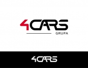 Projekt graficzny, nazwa firmy, tworzenie logo firm Nowe logo dla 4cars - części do aut - p.design