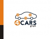 Projekt graficzny, nazwa firmy, tworzenie logo firm Nowe logo dla 4cars - części do aut - YOANNA_AN