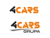 Projekt graficzny, nazwa firmy, tworzenie logo firm Nowe logo dla 4cars - części do aut - endrju