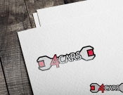 Projekt graficzny, nazwa firmy, tworzenie logo firm Nowe logo dla 4cars - części do aut - qrisman