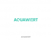 Projekt graficzny, nazwa firmy, tworzenie logo firm AQUAWIERT - konkurs nowoczesne logo - Radi