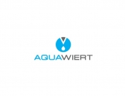 Projekt graficzny, nazwa firmy, tworzenie logo firm AQUAWIERT - konkurs nowoczesne logo - stone