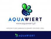 Projekt graficzny, nazwa firmy, tworzenie logo firm AQUAWIERT - konkurs nowoczesne logo - timur